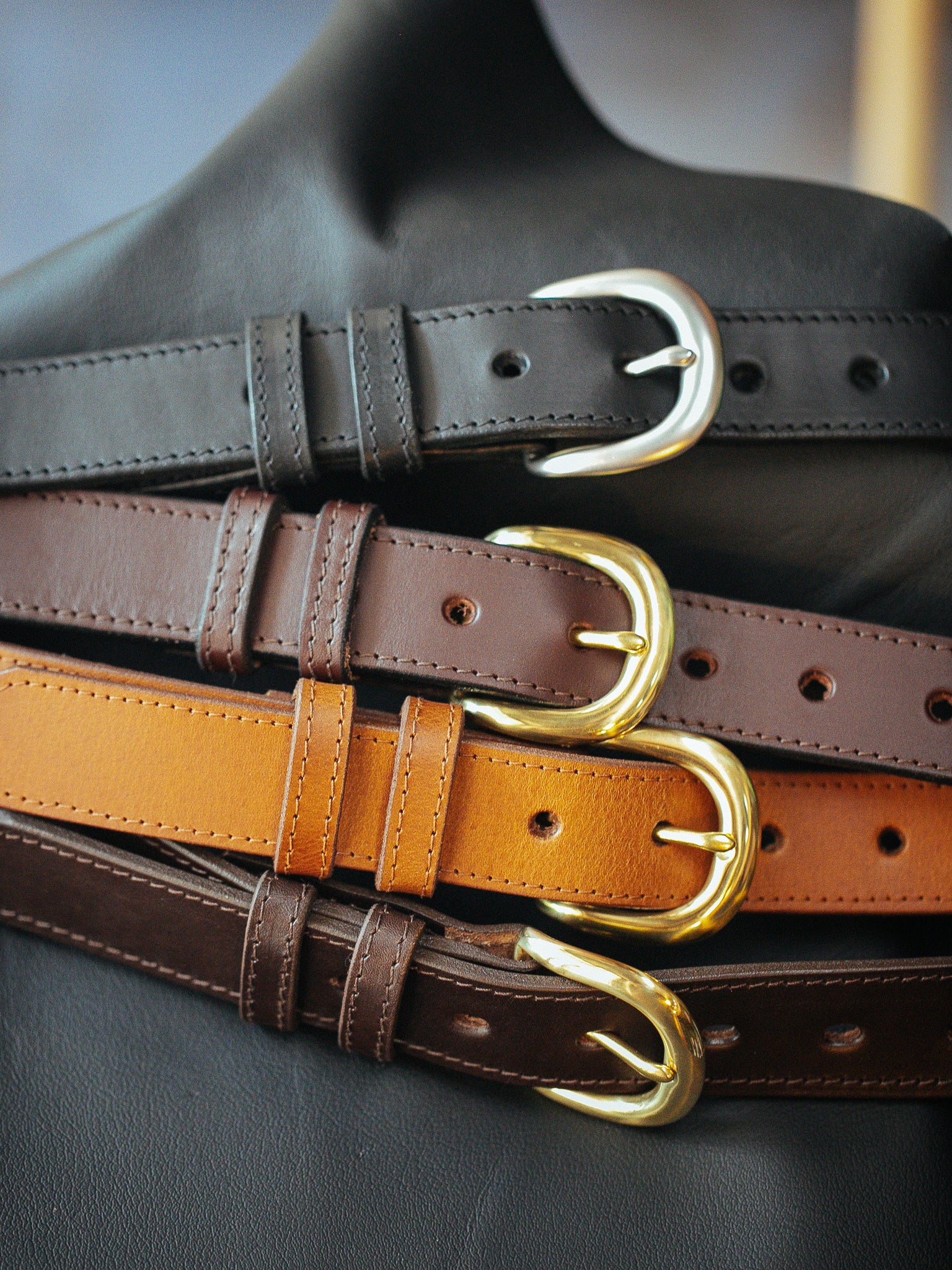 Leather Dress Belt -  Sweden