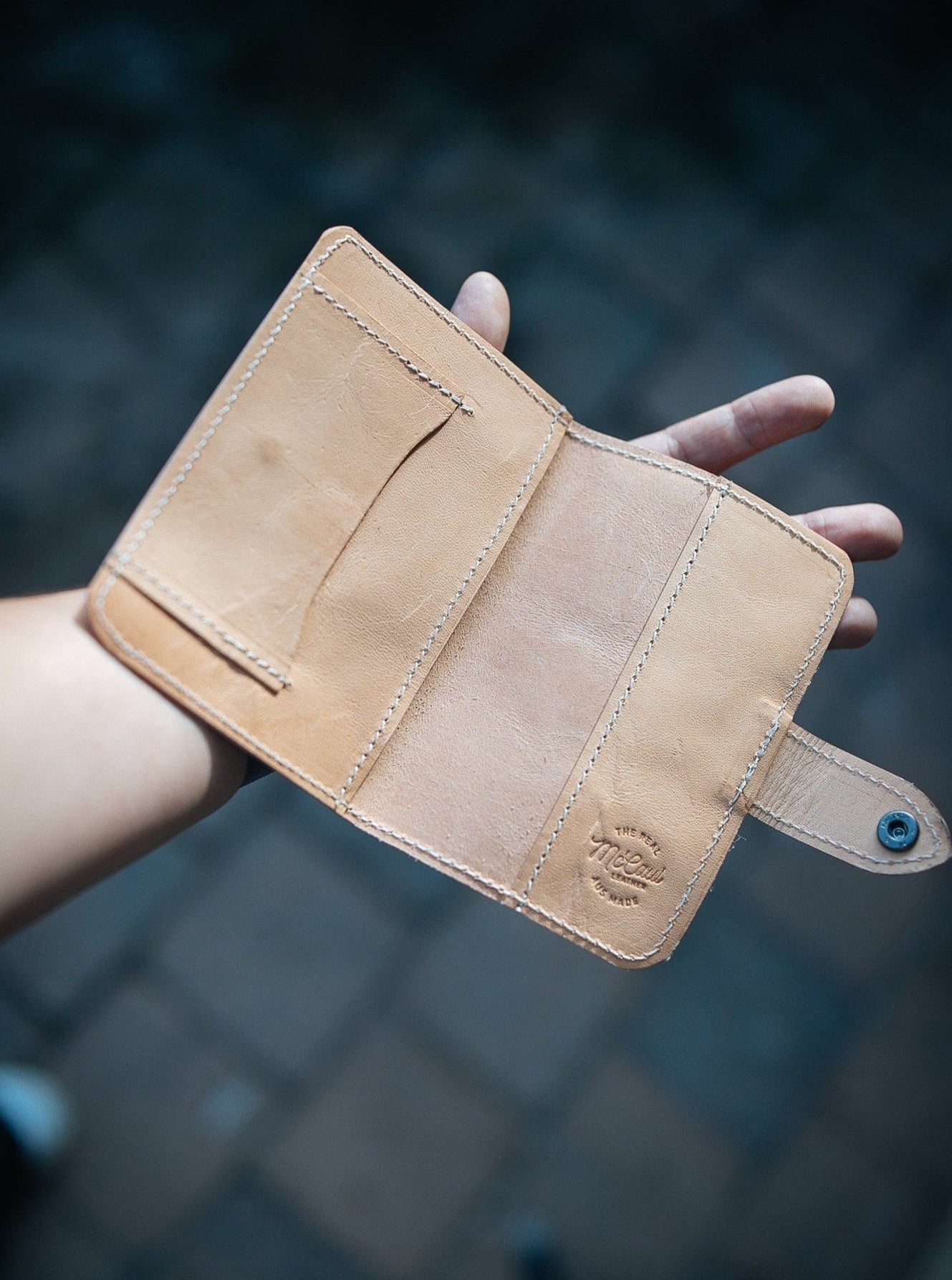 Buffalo Leather Passport Holder From Paper High