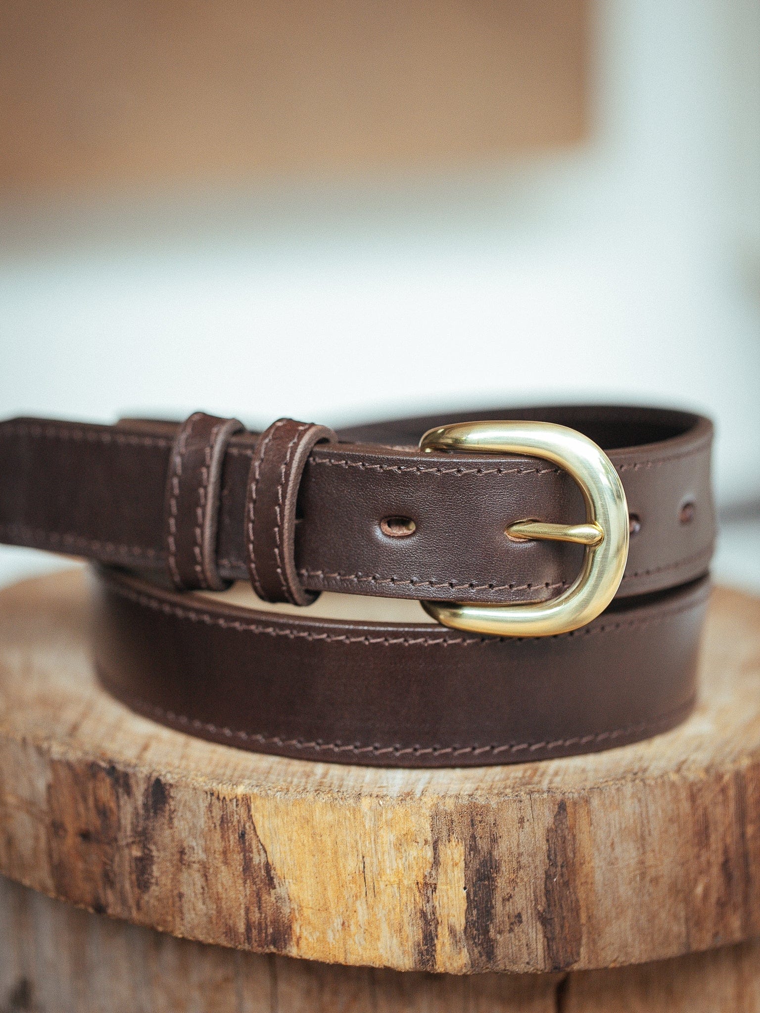 Solid Leather Men's Belt - Handmade in Australia - Black - Brass Buckle –  The Real McCaul Leathergoods