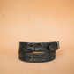 The Real McCaul Belts Genuine Croc Belt - Australian Saltwater Australian Made Australian Owned Genuine Crocodile Leather Belt- Made In Australia- Brass Buckle