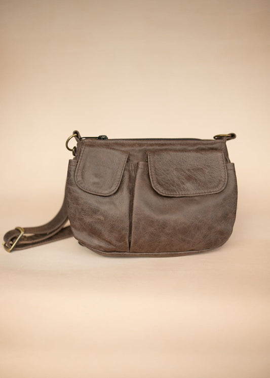 The Real McCaul Handbags Annette HandBag - Large - Cowhide Australian Made Australian Owned Made in Australia Handbag- Large Annette Bag Genuine Leather