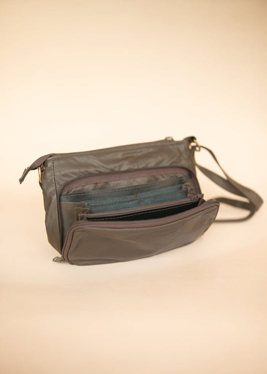 The Real McCaul Handbags Annette HandBag - Small - Cowhide Australian Made Australian Owned Women's HandBags- Made in Australia Kangaroo & Cowhide Leather