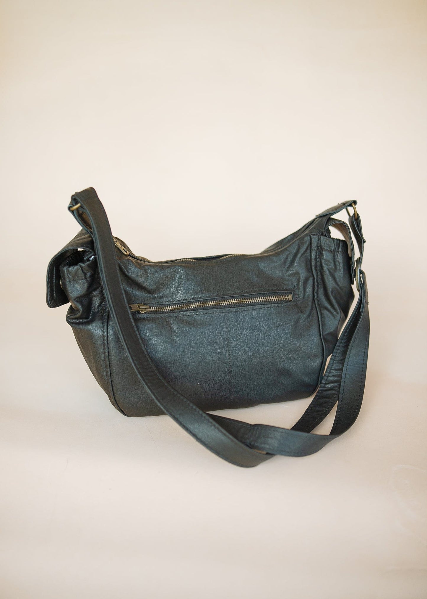 The Real McCaul Handbags The Faye Bag - Black Australian Made Australian Owned Made in Australia Handbag- Faye Crossbody Shoulder Bag Genuine Leather