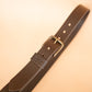 The Real McCaul Leathergoods Belts Legacy Casual Belt 38mm - Dark Brown Australian Made Australian Owned Solid Leather Men's Belt - Handmade in Australia - Dark Brown - Brass Buckle