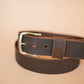 The Real McCaul Leathergoods Belts Legacy Casual Belt 38mm - Rustic Brown Australian Made Australian Owned Solid Leather Men's Belt - Handmade in Australia - Rustic Brown - Brass Buckle