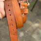 The Real McCaul Leathergoods Belts Legacy Casual Belt 38mm - Tan Australian Made Australian Owned Solid Leather Men's Belt - Handmade in Australia - Black - Brass Buckle