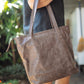 The Real McCaul Leathergoods Handbags Cafe The Michelle Handbag - Premium Marble Brown Australian Made Australian Owned Leather Women's HandBag Australian Made