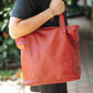 The Real McCaul Leathergoods Handbags The Michelle Handbag - Red Australian Made Australian Owned Leather Women's HandBag Australian Made