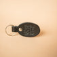 The Real McCaul Leathergoods Keyring Cancer Keyring - Zodiac Horoscope Star Sign - Black Australian Made Australian Owned Horoscope Zodiac Star Sign Keyring Leather Made in Australia