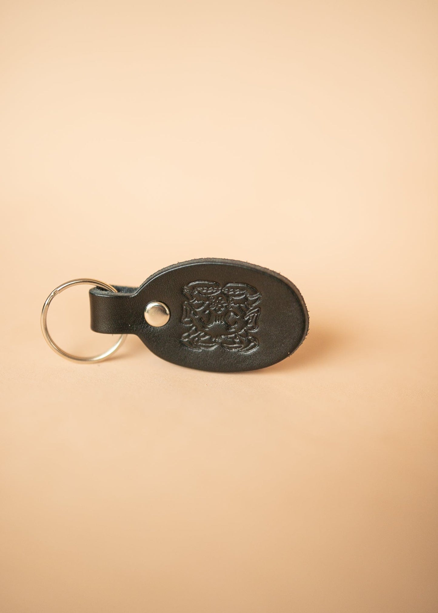 The Real McCaul Leathergoods Keyring Cancer Keyring - Zodiac Horoscope Star Sign - Black Australian Made Australian Owned Horoscope Zodiac Star Sign Keyring Leather Made in Australia