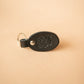 The Real McCaul Leathergoods Keyring Leo Keyring - Zodiac Horoscope Star Sign - Black Australian Made Australian Owned Horoscope Zodiac Star Sign Keyring Leather Made in Australia