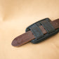 The Real McCaul Leathergoods Purses Two Zip Key Belt Pouch - Cowhide Australian Made Australian Owned Double Zip Leather Key Belt Purse Made In Australia