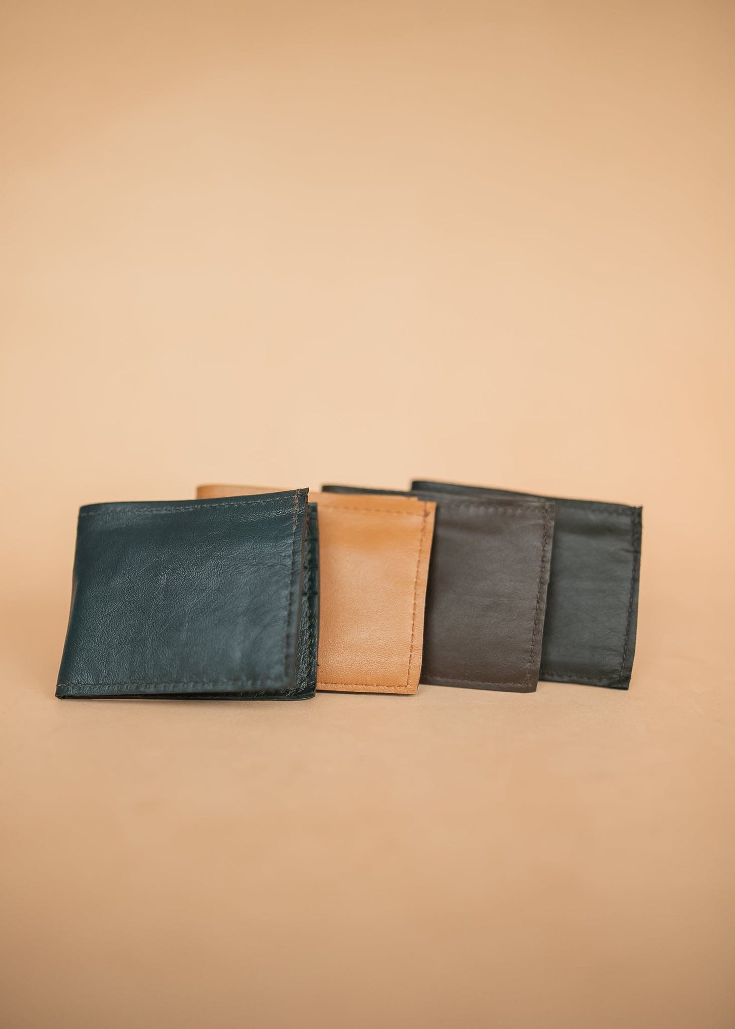 The Real McCaul Leathergoods Wallet Small Bifold Wallet - Kangaroo Australian Made Australian Owned Small Bi-Fold Wallet Australian Made - Kangaroo