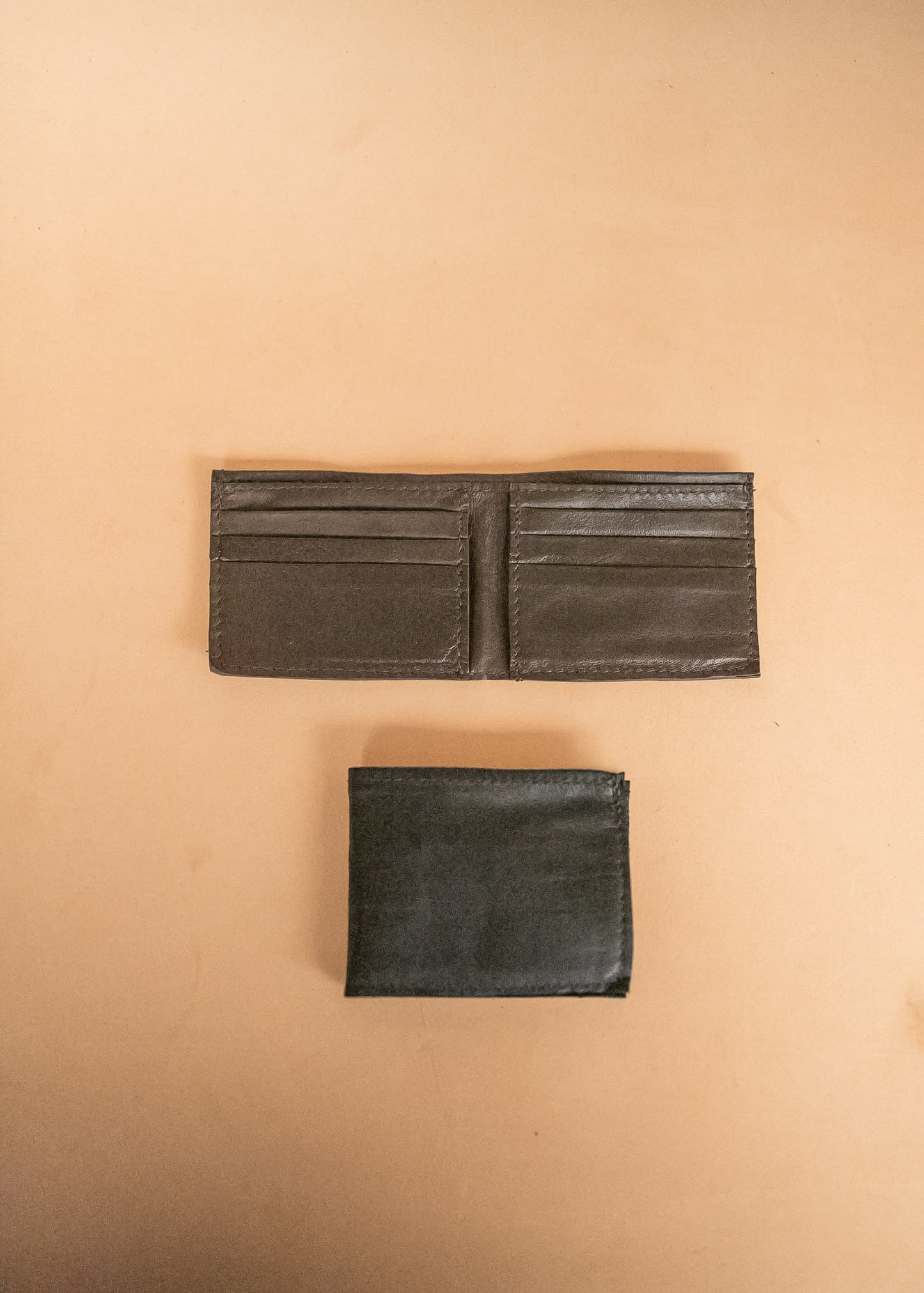 The Real McCaul Leathergoods Wallet Small Bifold Wallet - Kangaroo Australian Made Australian Owned Small Bi-Fold Wallet Australian Made - Kangaroo