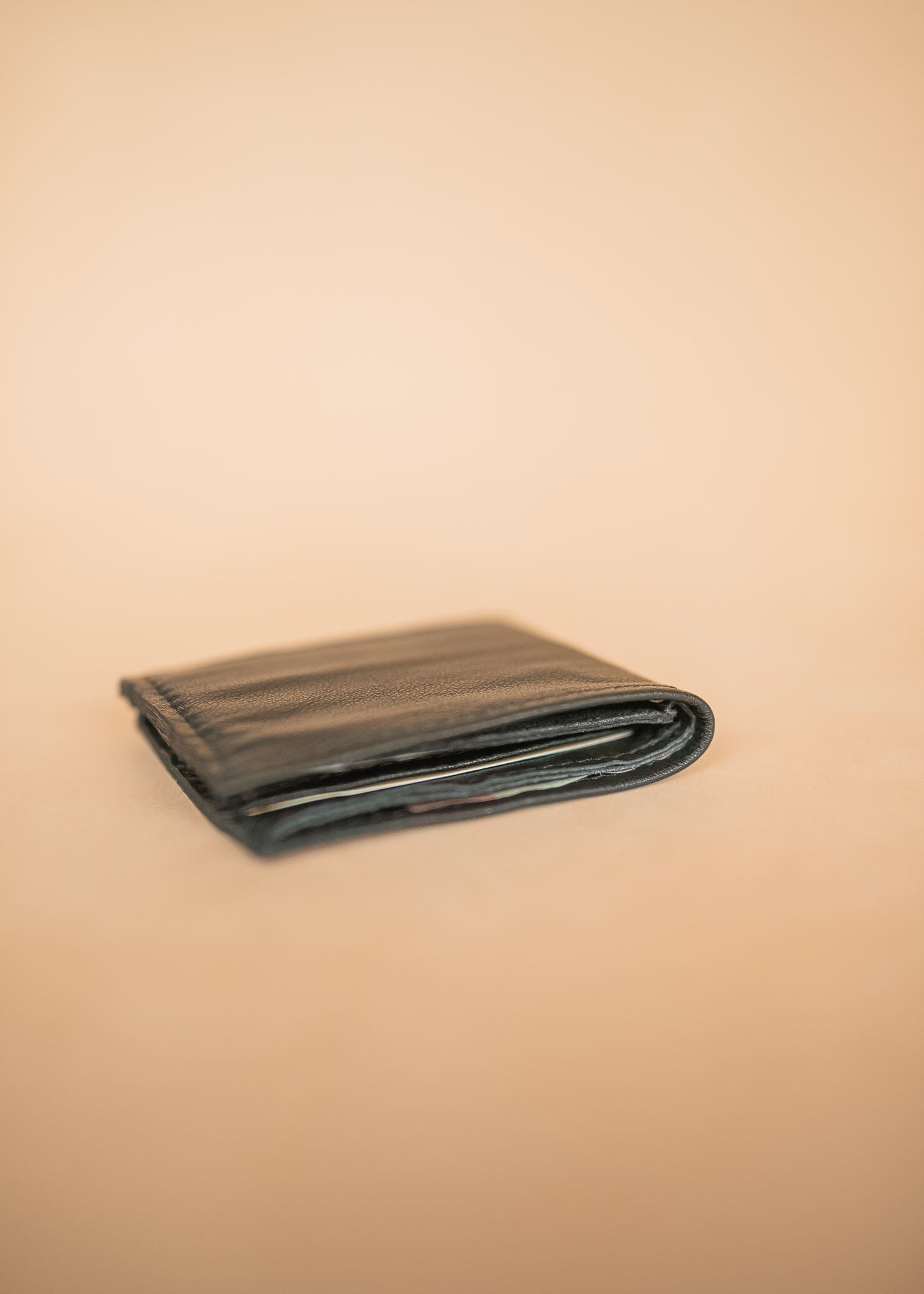 The Real McCaul Leathergoods Wallet Small Bifold Wallet with Window - Cowhide Australian Made Australian Owned Australian Made Small Bi-Fold Leather Wallet with Window - Cowhide