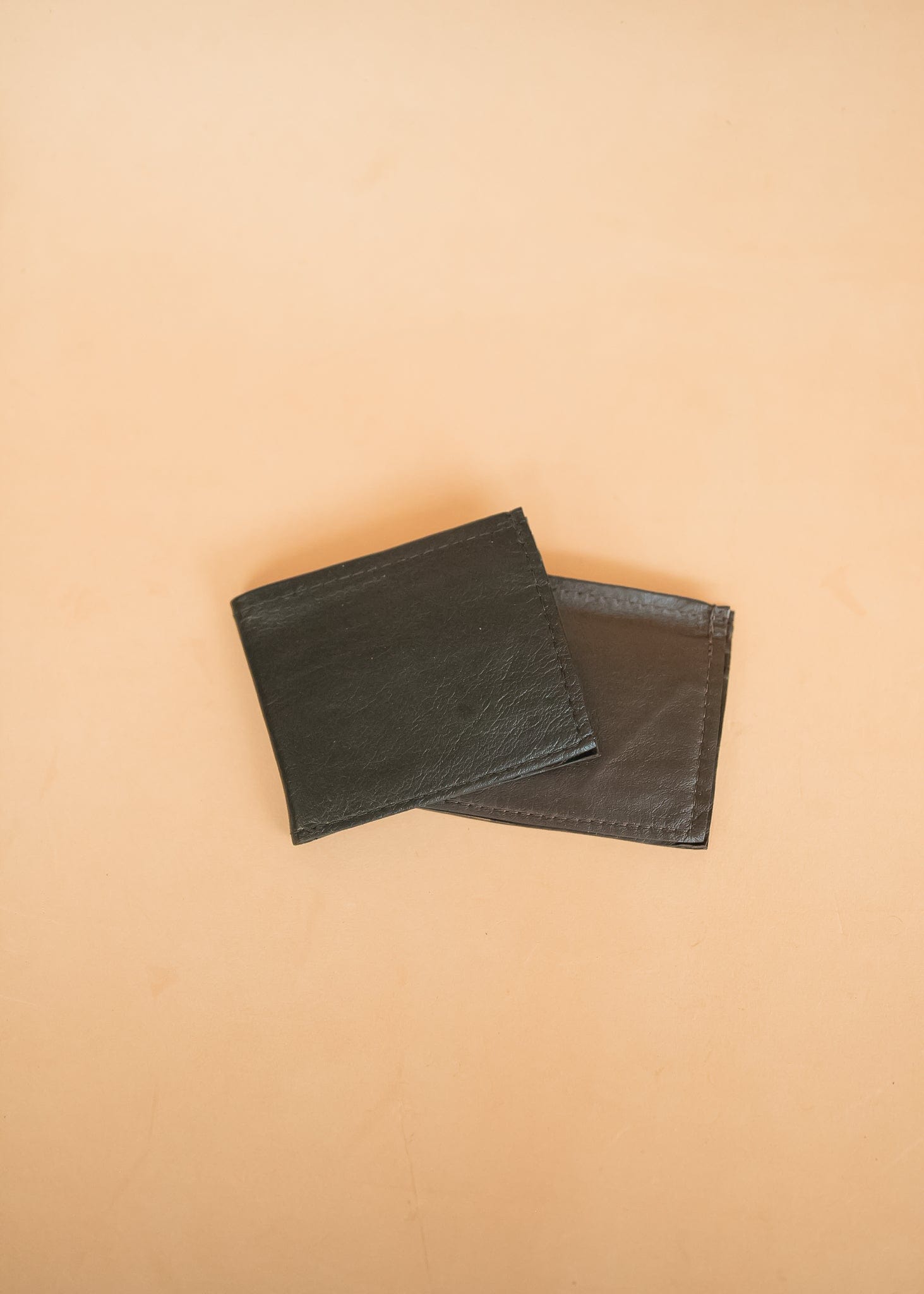 The Real McCaul Leathergoods Wallet Small Bifold Wallet with Window - Kangaroo Australian Made Australian Owned Small Bifold Wallet with Window - Kangaroo