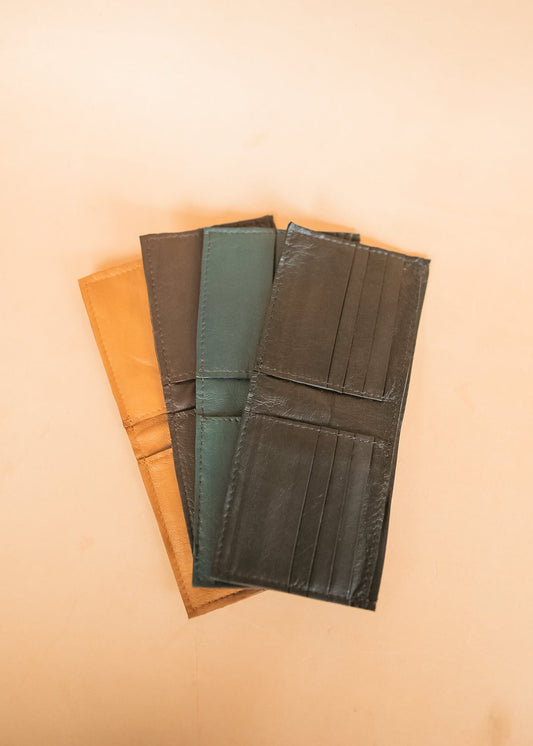 The Real McCaul Leathergoods Wallets Large Bifold Wallet - Kangaroo Australian Made Australian Owned Bifold Kangaroo Leather Wallet- Made In Australia