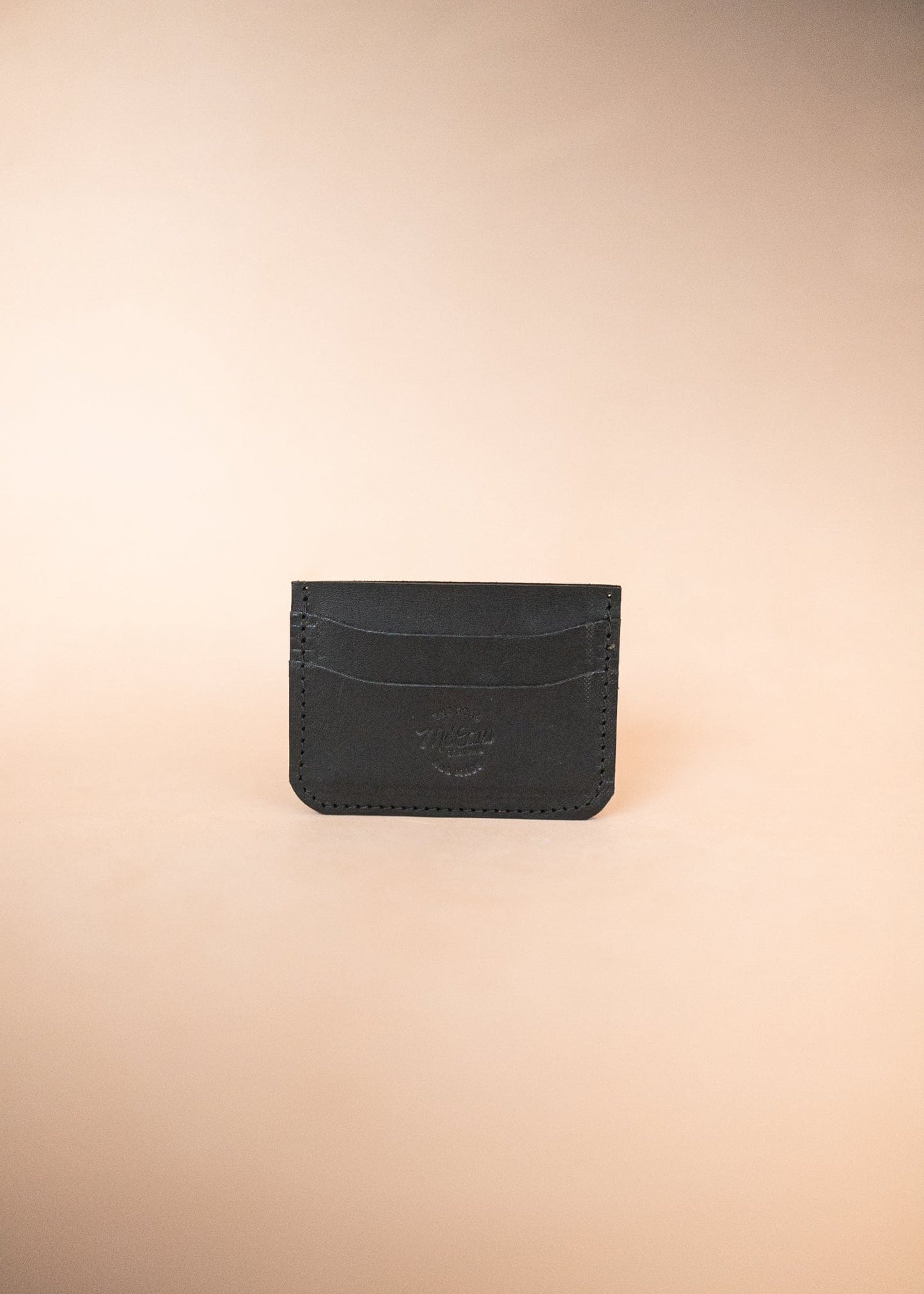 The Real McCaul Wallet Black Card Holder Wallet - Five Pocket Australian Made Australian Owned Card Holder Wallet Kangaroo Leather - Six Pocket Made In Australia