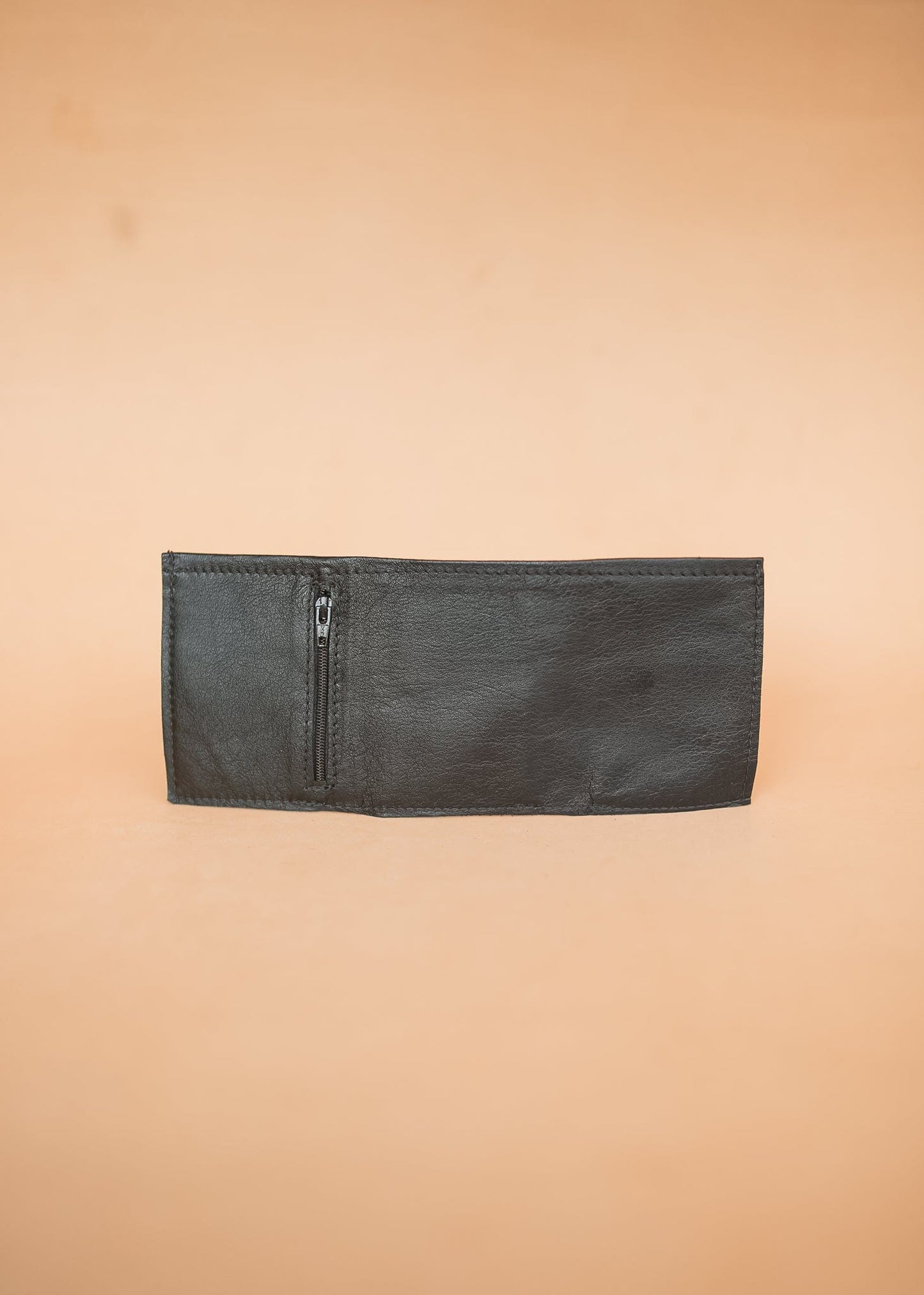 The Real McCaul Wallets Black / With Coin Zip Trifold Wallet - Cowhide Australian Made Australian Owned Tri-Fold Men's Wallet - MADE IN AUSTRALIA - Kangaroo & Cowhide Nappa