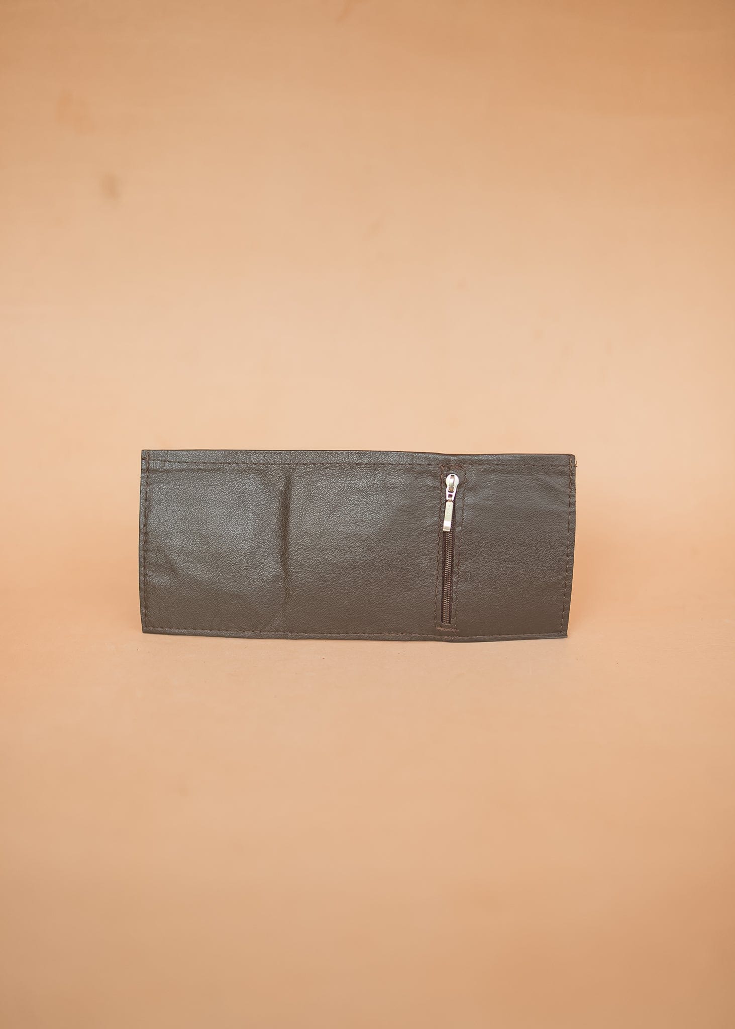 The Real McCaul Wallets Dark Brown / With Coin Zip Trifold Wallet - Cowhide Australian Made Australian Owned Tri-Fold Men's Wallet - MADE IN AUSTRALIA - Kangaroo & Cowhide Nappa