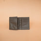 The Real McCaul Wallets Trifold Wallet - Cowhide Australian Made Australian Owned Tri-Fold Men's Wallet - MADE IN AUSTRALIA - Kangaroo & Cowhide Nappa