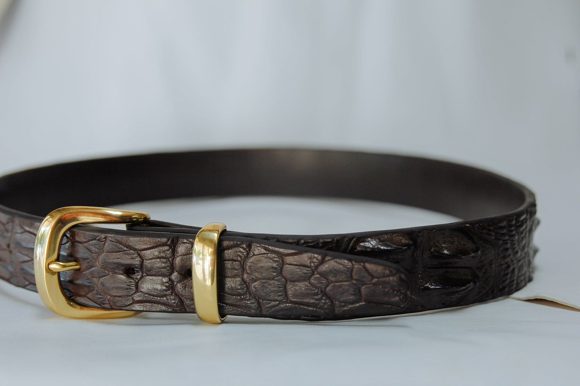 Dragon Hide Belt, Handmade Leather Belt 