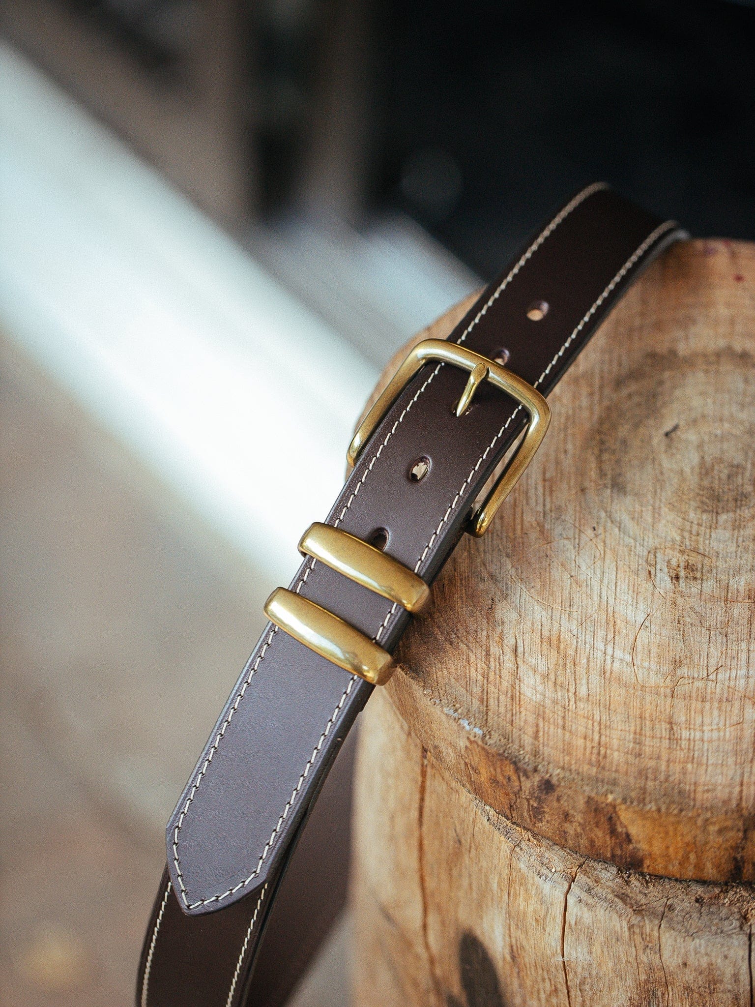 Australian Made Solid Leather Full Grain Rancher Belt- Black – The Real ...