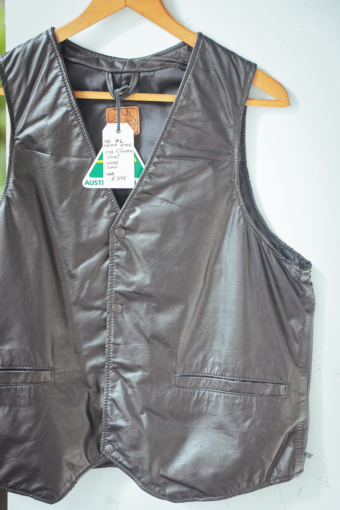 Leather Vest Jacket Waistcoat - Australian Made – The Real McCaul  Leathergoods