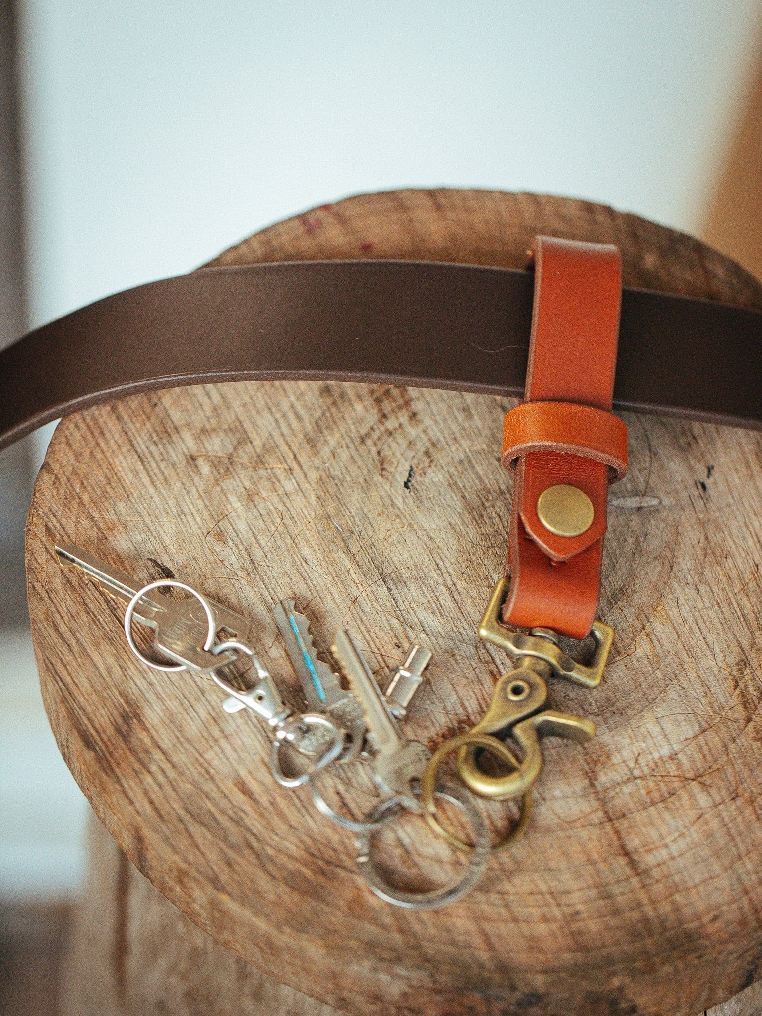 Leather Key Fob Holder Belt Hook Made In Australia – The Real McCaul  Leathergoods