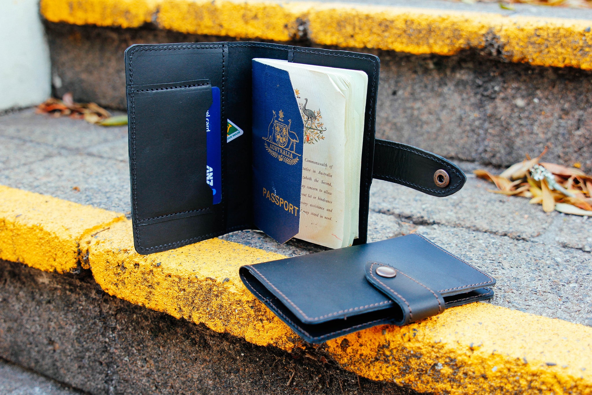 Passport Holder Kangaroo Leather Made In Australia The Real Mccaul Leathergoods 8969