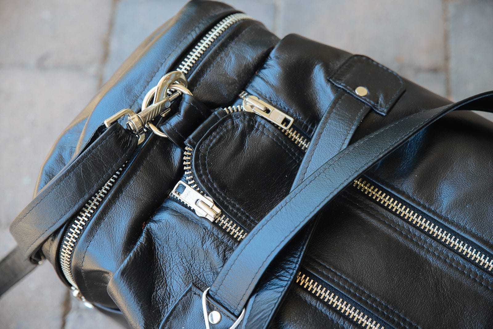 Leather Overnight Travel Bag Duffle Made In Australia Handcrafted The Real McCaul Leathergoods